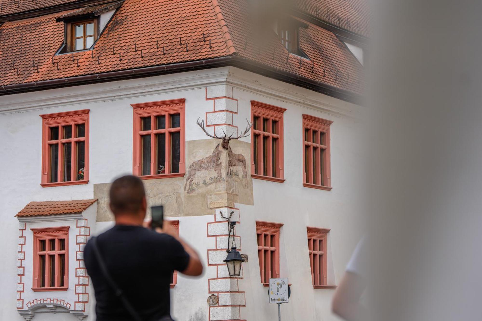 Casa Cu Cerb Hotel Segesvár Kültér fotó